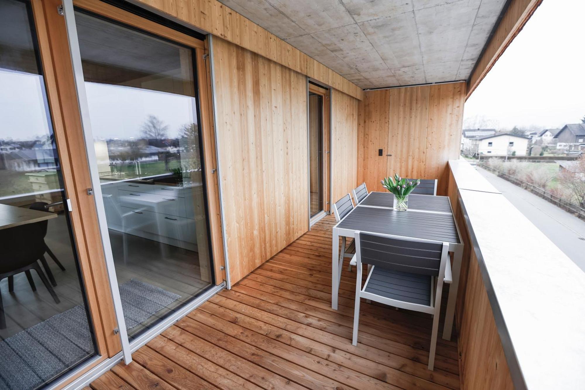 Boutique Apartments Lustenau Nachhaltige Kuehlung Ueber Erdsonde Und Fussbodenkuehlung Quarto foto